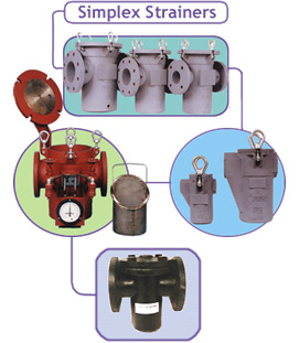 simplex-strainer